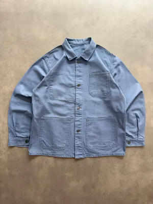 Ergonomic Sleeve Cut 1980s French Shirt (M)