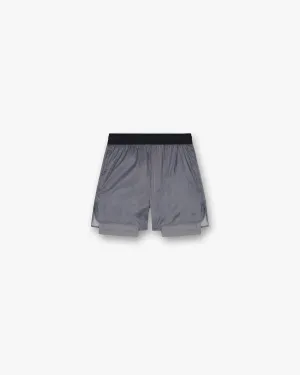 ski wear Active Ready 247 Contour 2-In-1 Run Shorts - Titanium