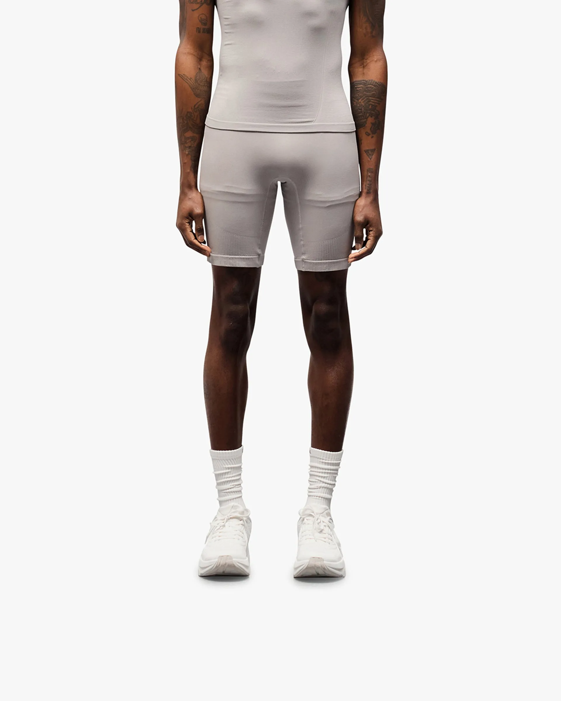 247 DNA Seamless Shorts - Titanium Workout Ready Design