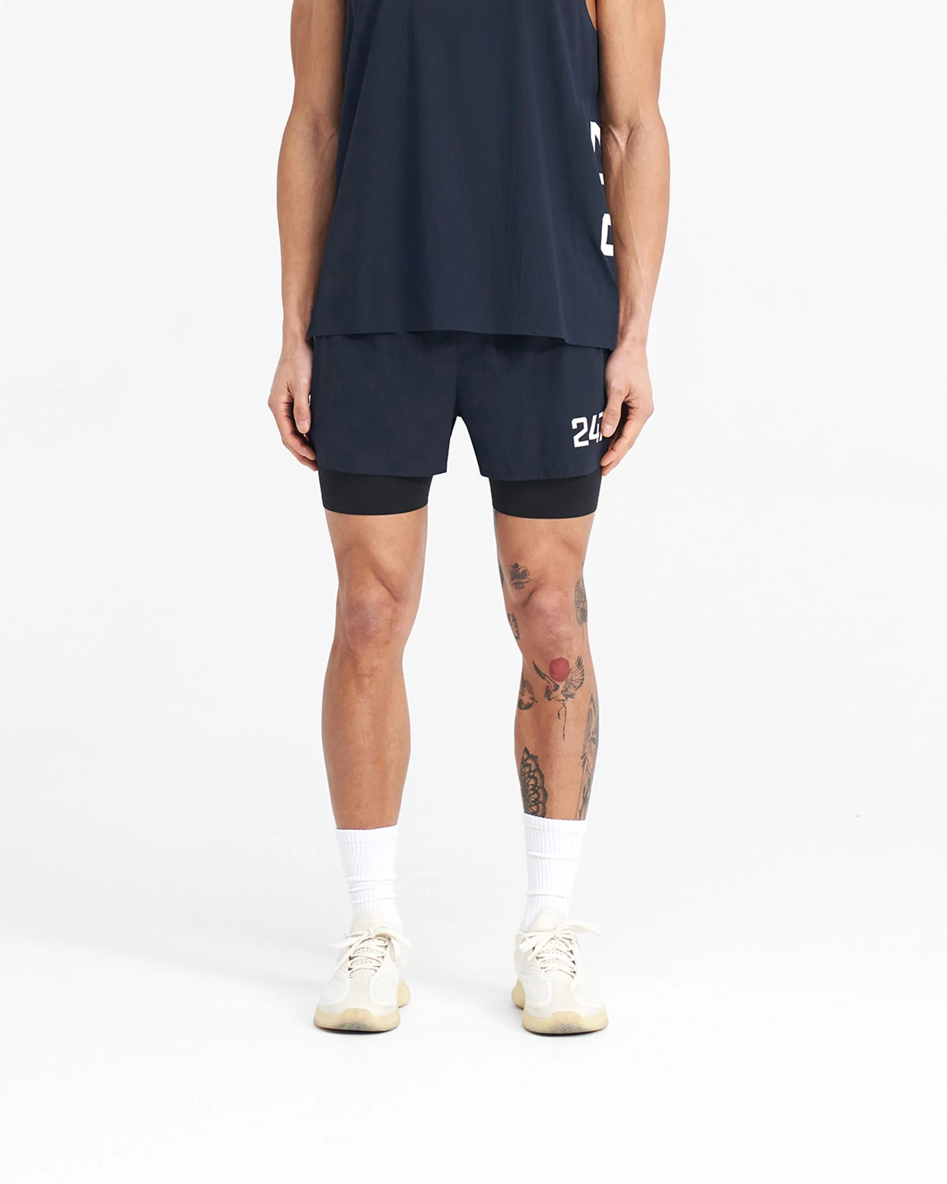 247 Trail Short - Navy Hassle free maintenance