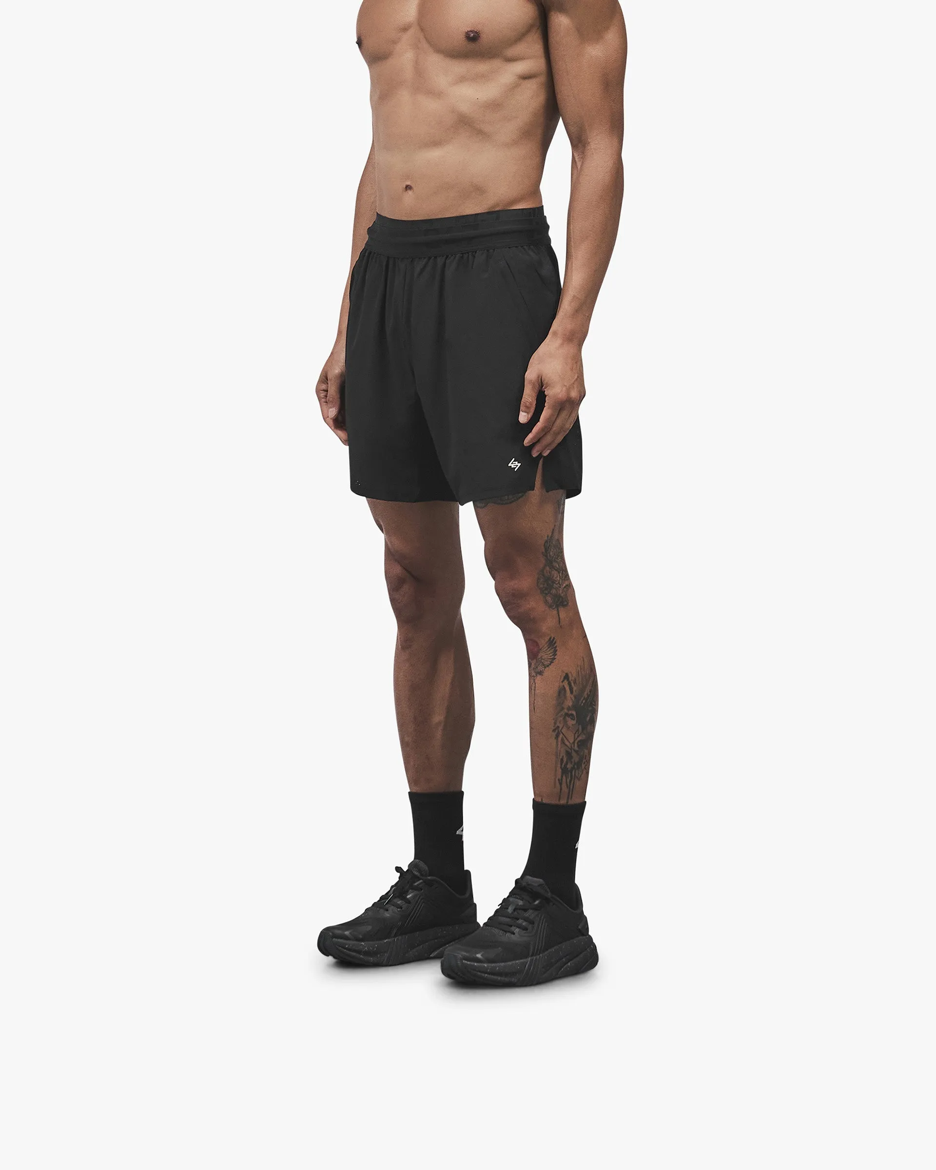 Lightweight Fabric sports accessory 247 Trek Shorts - Black