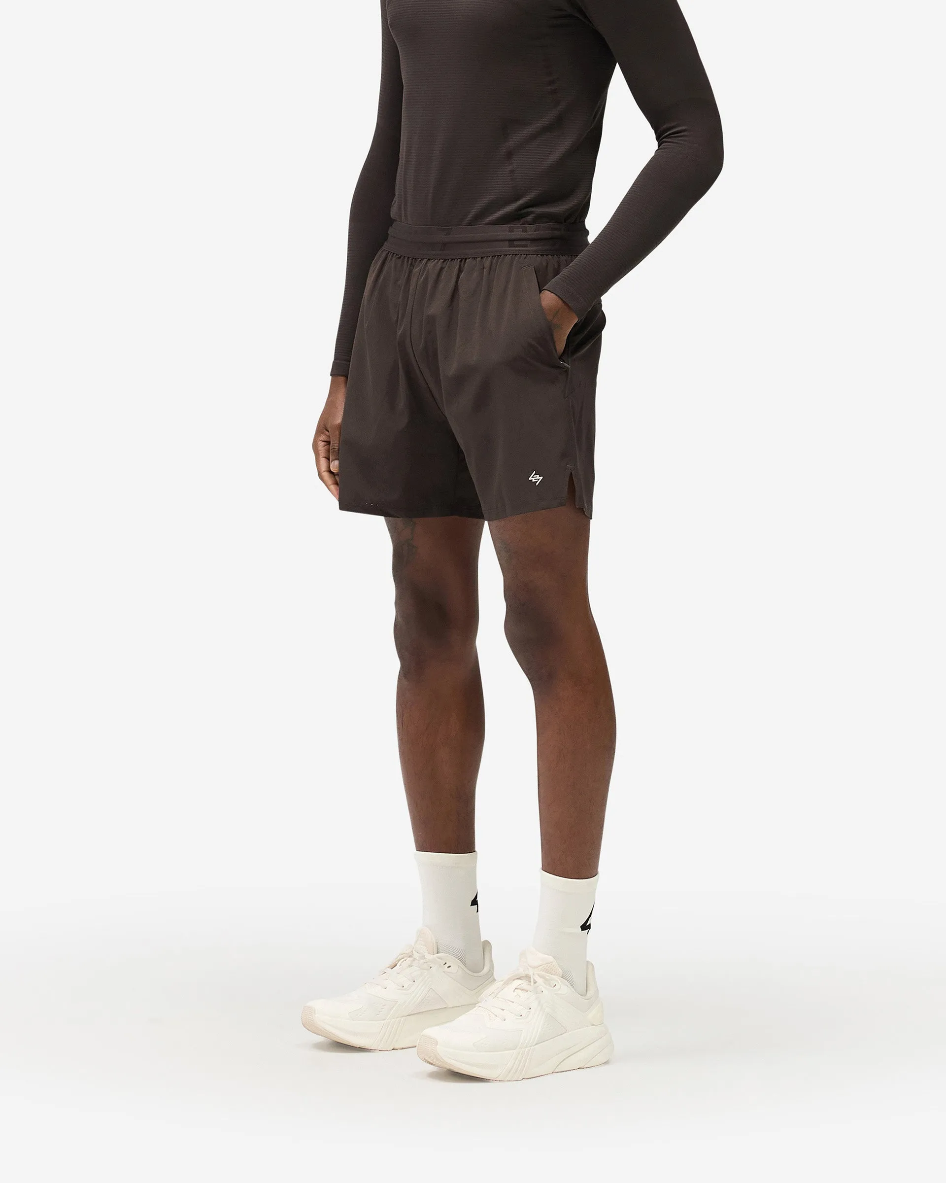 247 Trek Shorts - Chocolate Animal Print