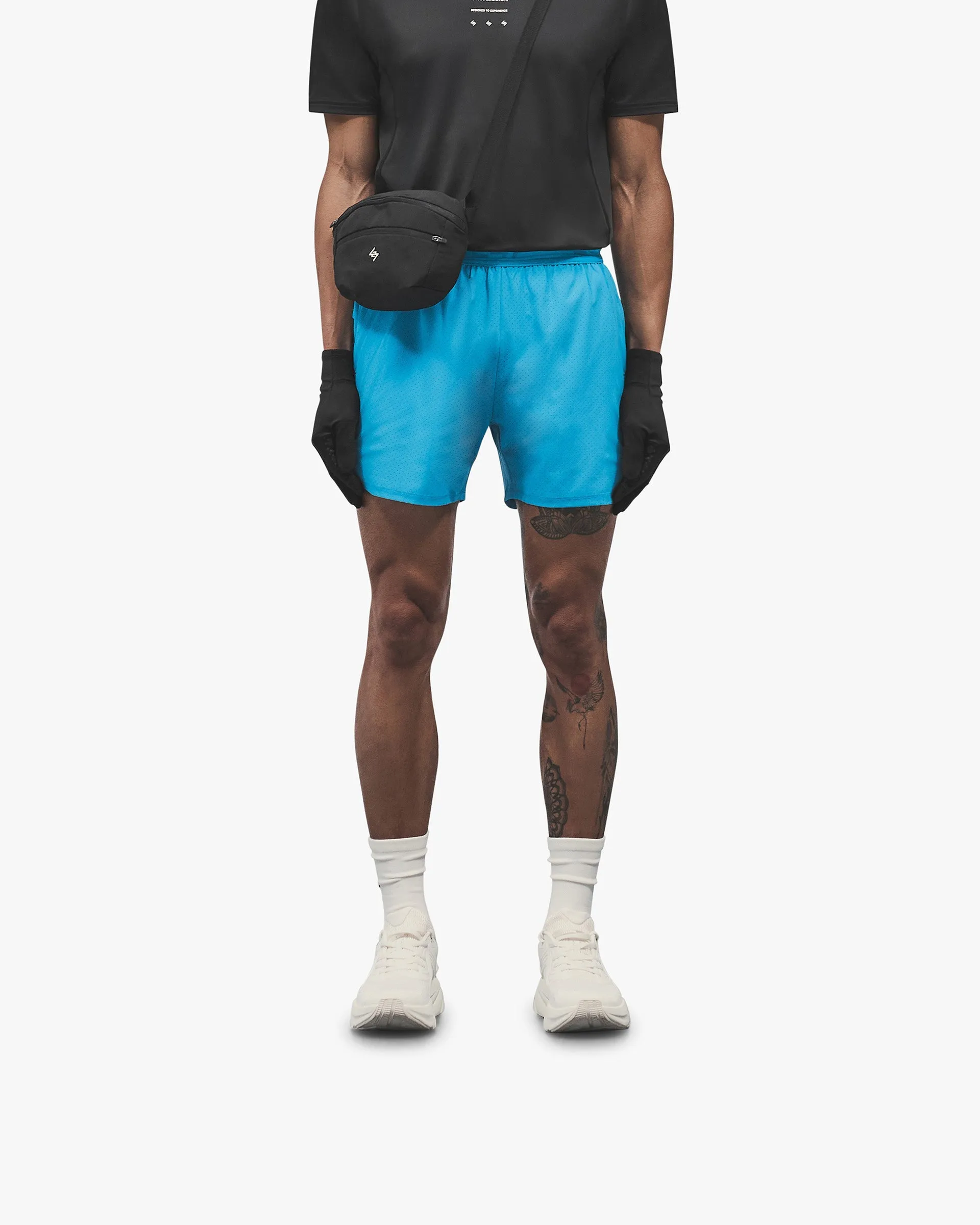 247 Trek Shorts - Electric Blue Quick Release Closure Versatile Layering Capability