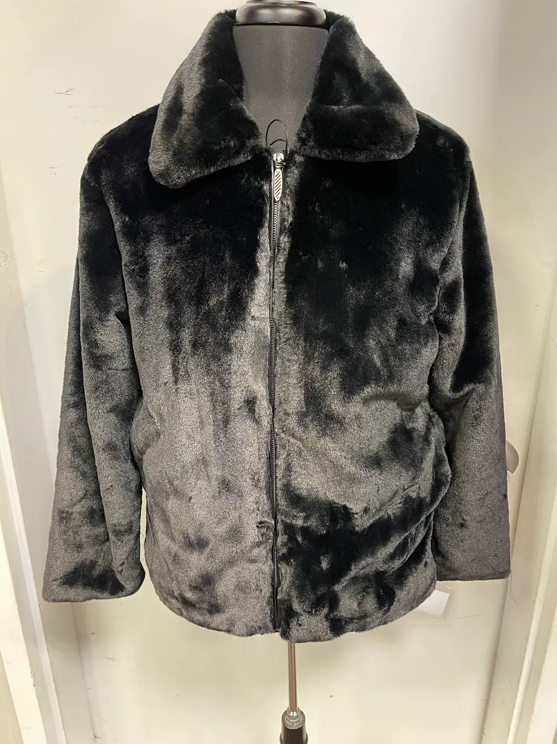 Thermal Insulation 4338-BLAST BLUE MARTINI FUR JACKET I BLACK