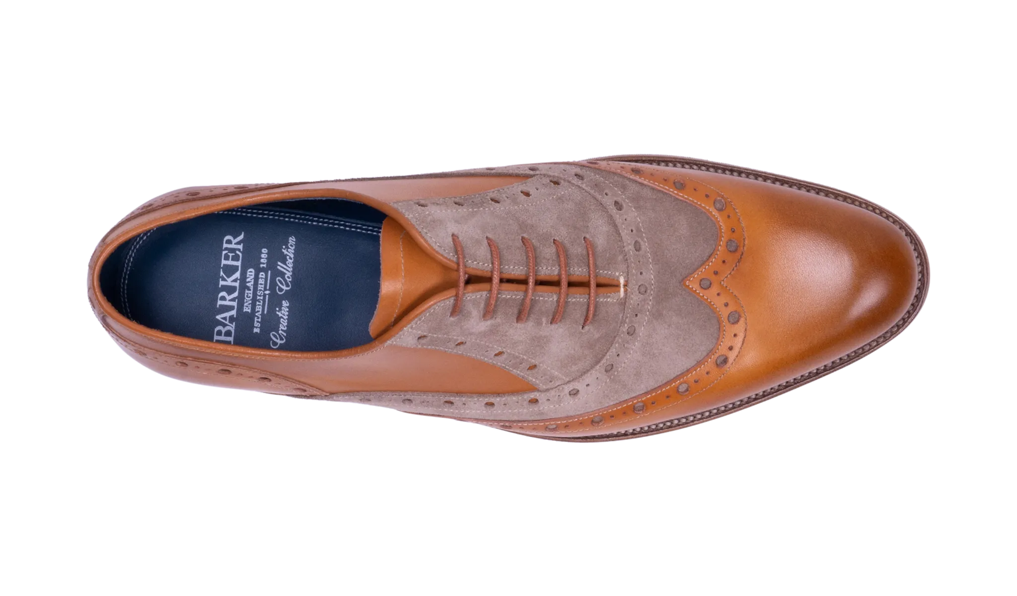 Chic Structure Abingdon - Cedar Calf/Parchment Suede