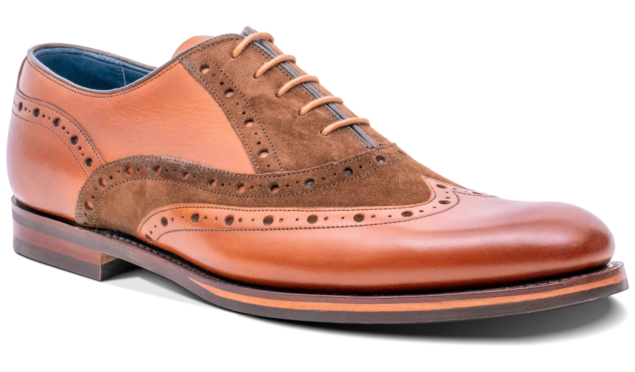 Abingdon - Chestnut Calf/Polo Suede Style Neutral