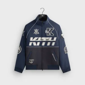 Breathable fabric Weekend Outing Wear Kith Dejan Racing Jacket - Nocturnal