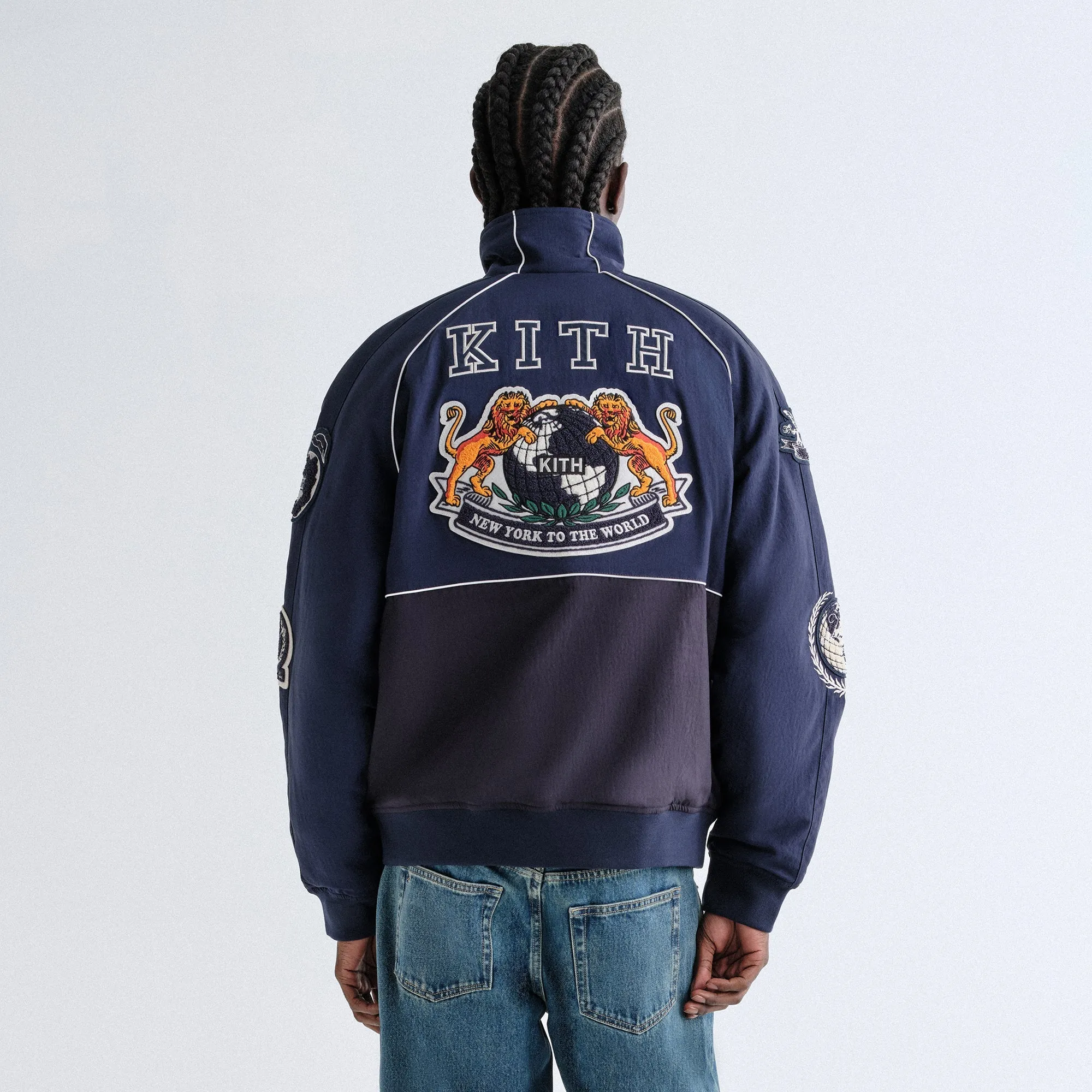 Kith Dejan Racing Jacket - Nocturnal Breathable Softshell Layer All Day Comfort Design