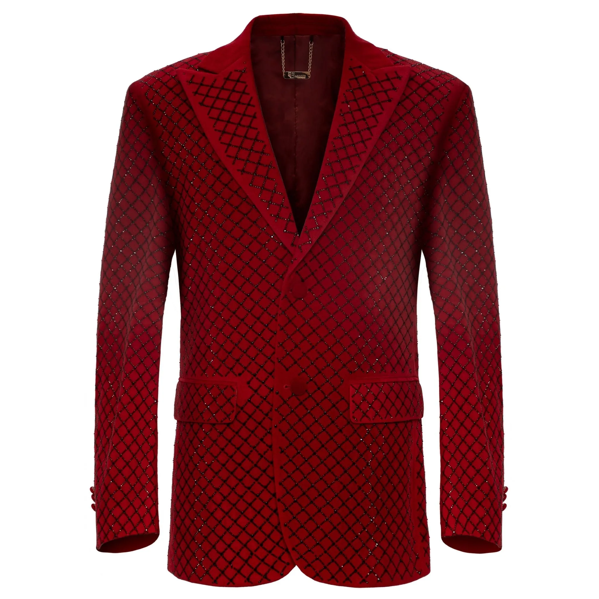 Storm Ready Gear Bomber Cut Opulent Outfit Blazer RED/BLACK