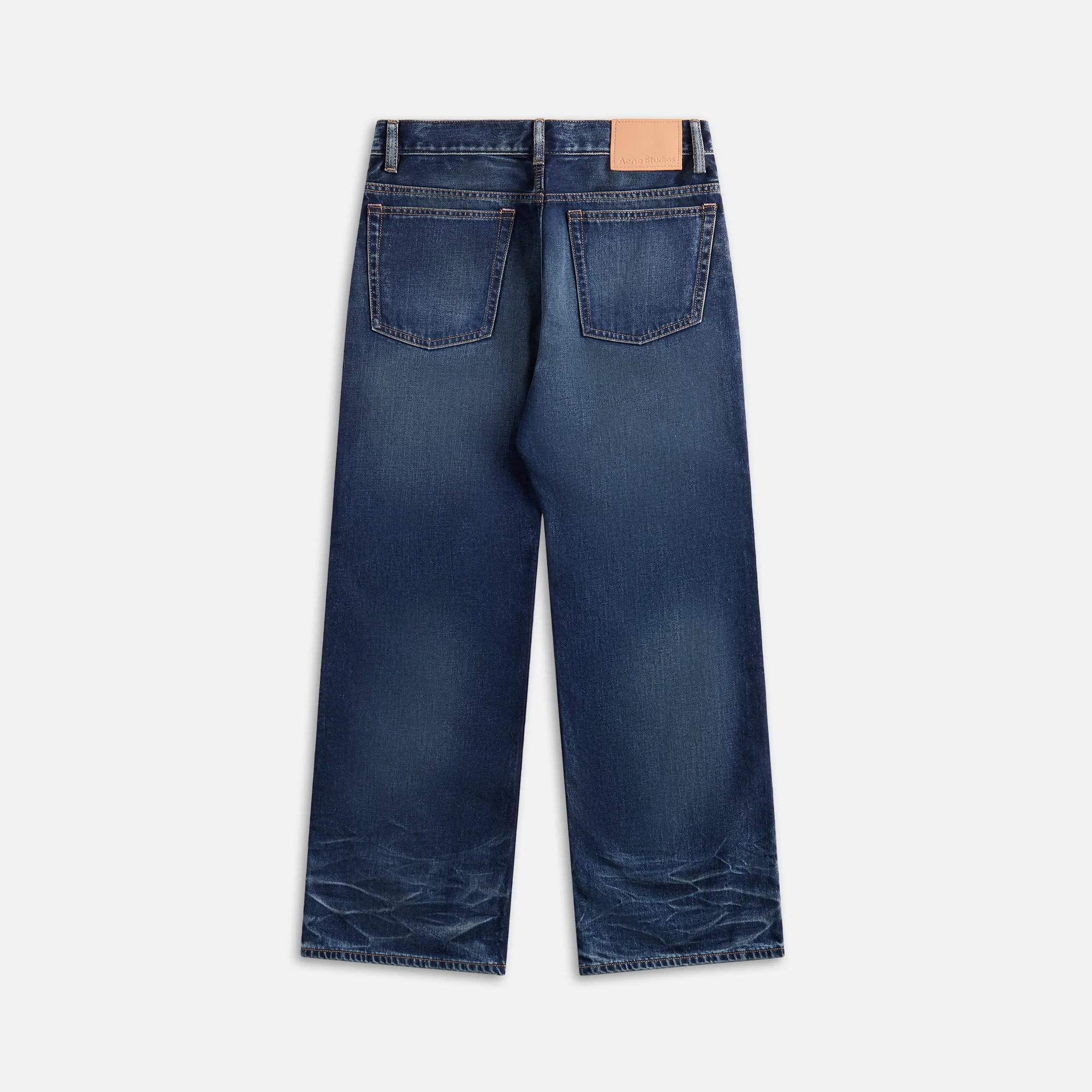 Soft Stretch Acne Studios 2021M Broadway Jeans - Mid Blue