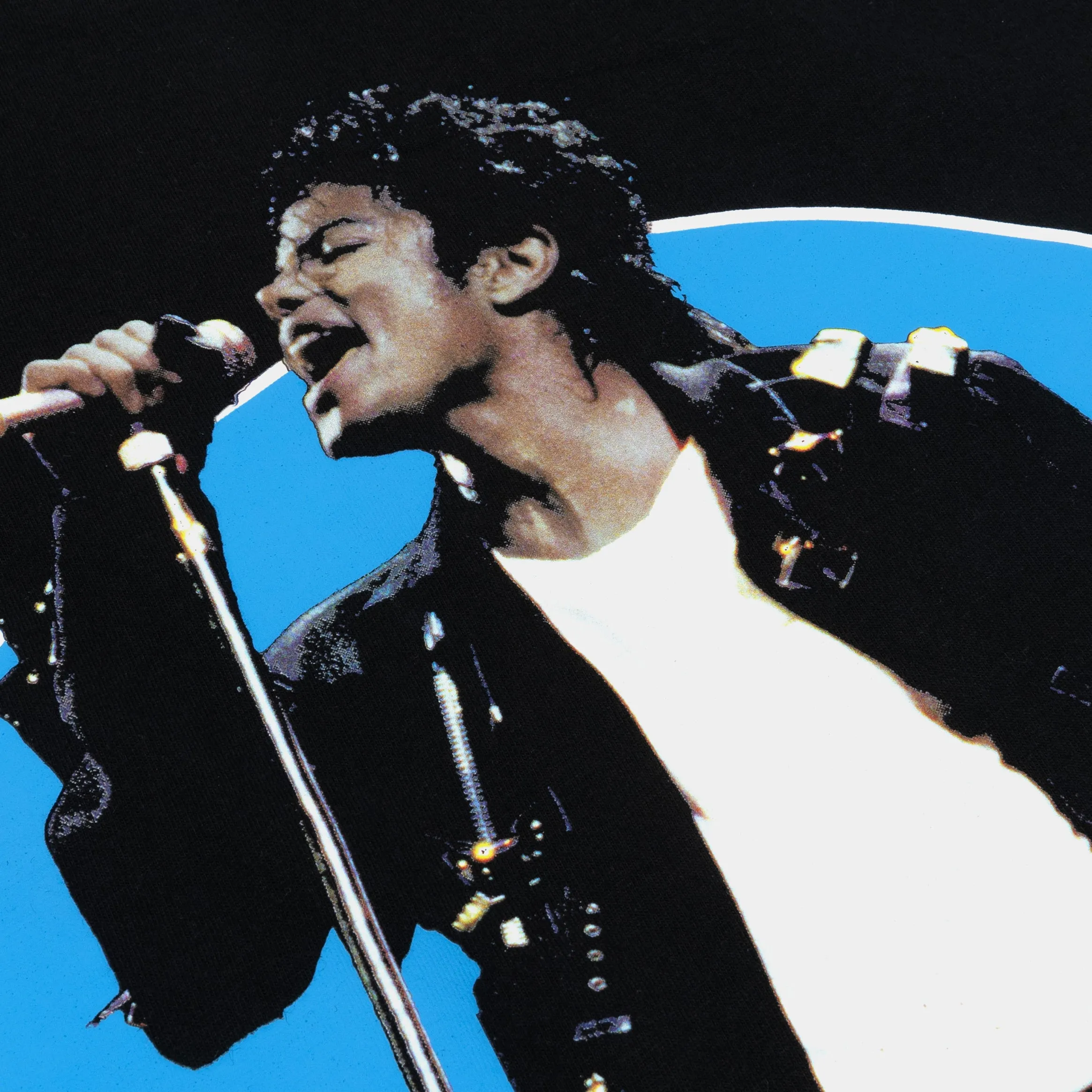 SP x Michael Jackson Bad Tour Mens Short Sleeve Shirt (Black) Sustainable Dye Process Performance Fit Wear