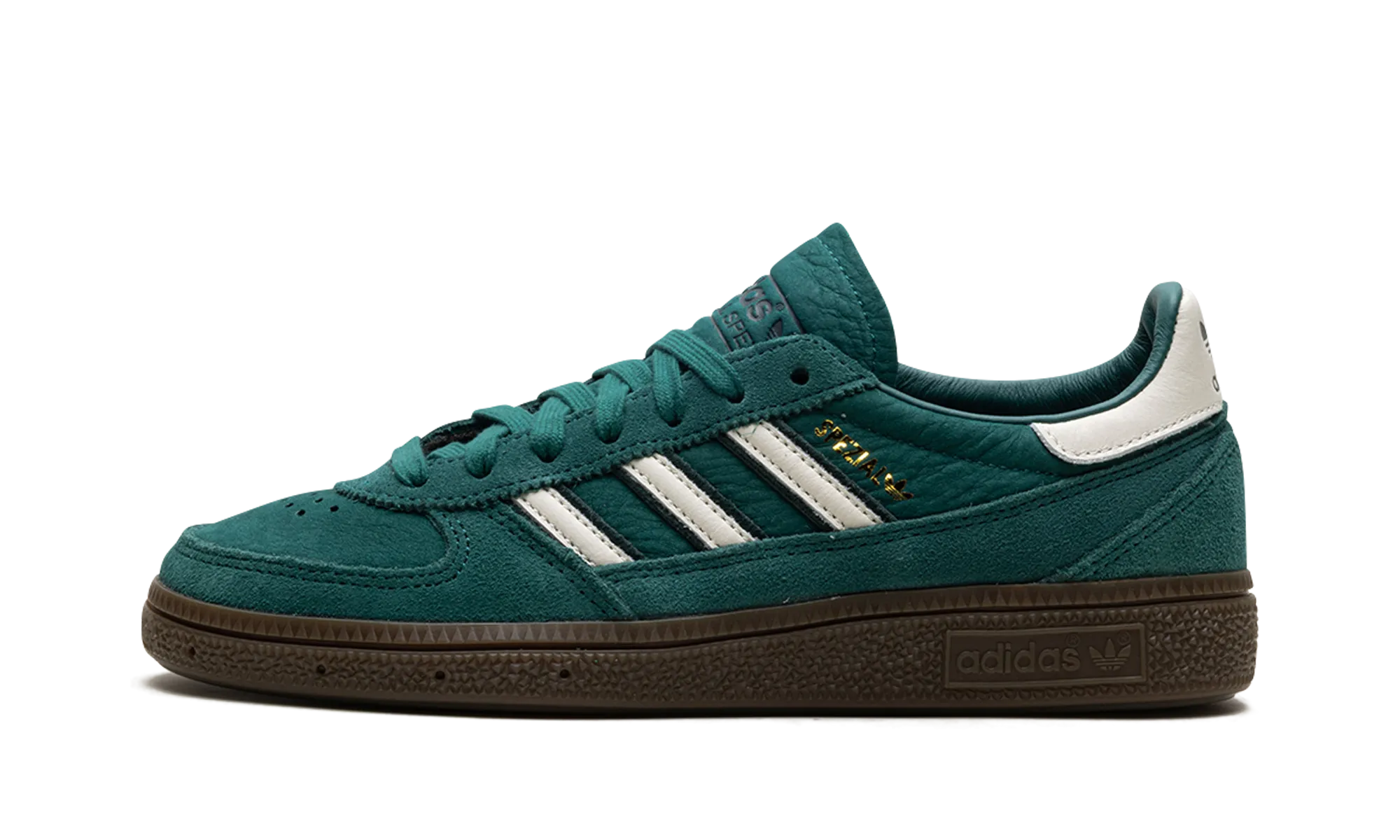 Clean Style Lace Hold Adidas Handball Spezial "Noble Green Off White Green Night"