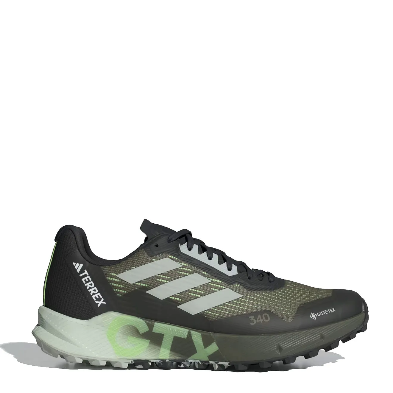 Tone Play Sweat Resistant Indoor Fitness Adidas Terrex Agravic Flow Gore-Tex Trail Running Shoes 2.0 Olive Strata / Wonder Silver / Green Spark