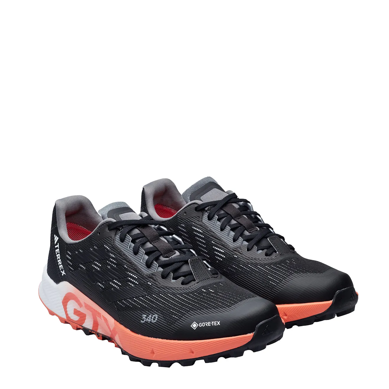 Agile Fit High Rebound Midsole Foam Adidas Terrex Agravic Flox 2 Gore-Tex Cblack / Cblack / Impora