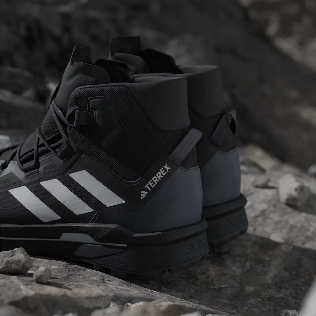 Adidas Terrex Skychaser Tech GORE-TEX Hiking Shoes Core Black / Grey All Day Comfort