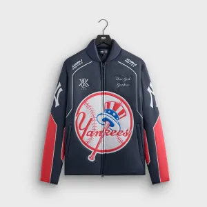 Easy Comfort Kith for the New York Yankees Zip Brixton Puffed Shirt Jacket - Nocturnal
