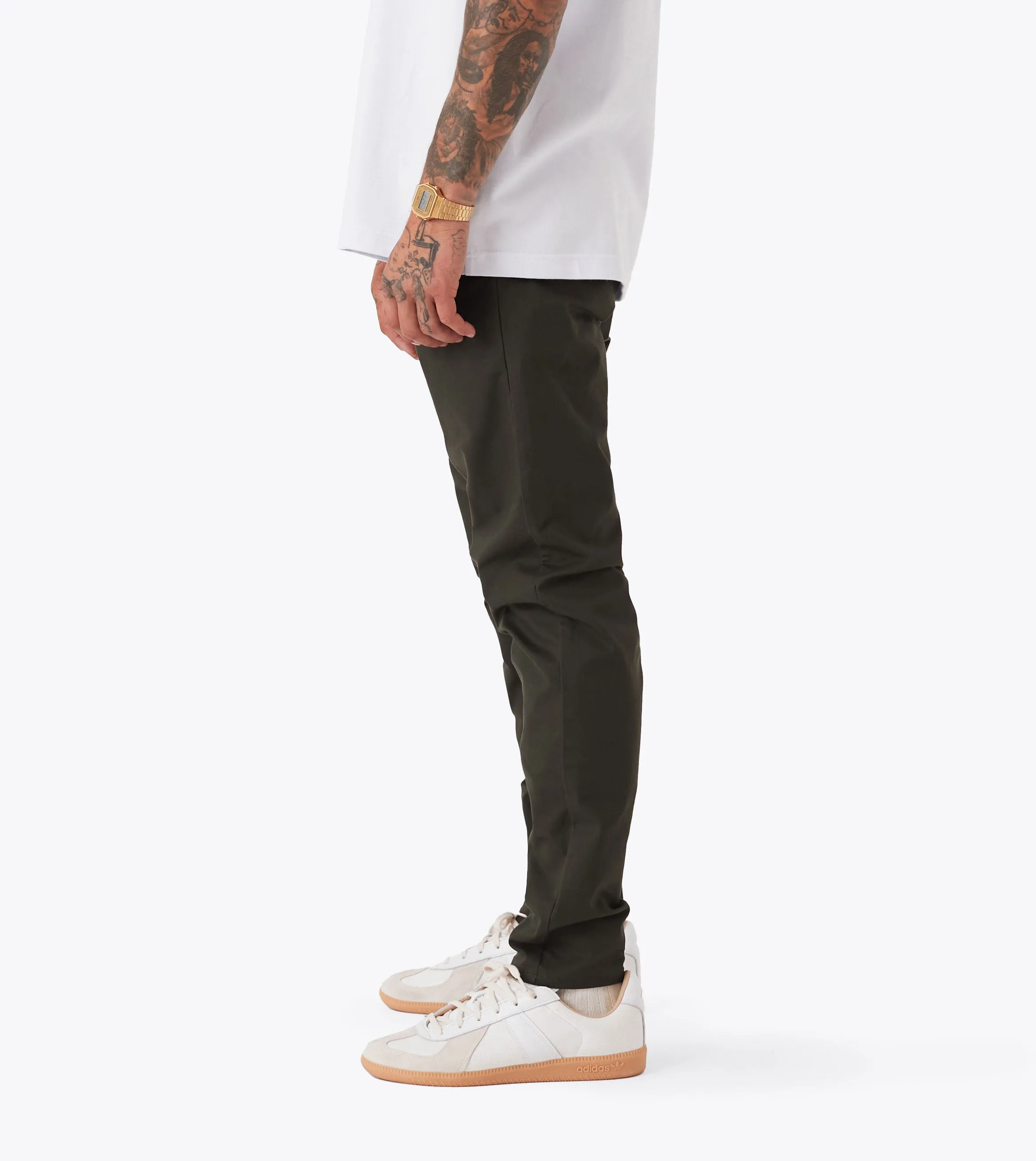 Quality Fabric Everyday Comfort Wear Snapshot Chino Dk Army