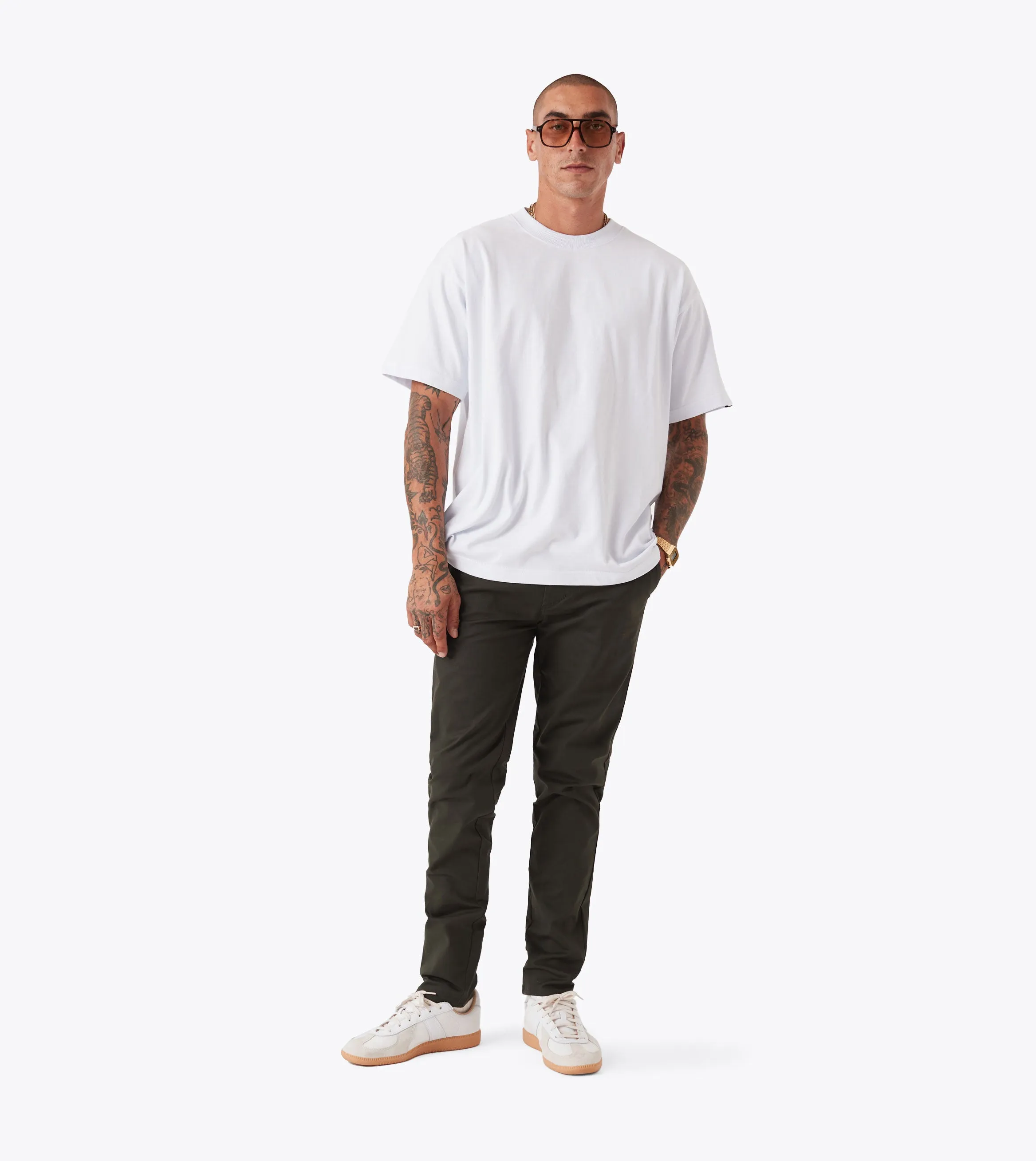 Snapshot Chino Dk Army Quick Fit elastic waistband