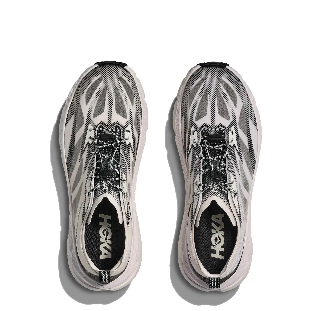 Fashion Glow Ergonomic Heel Cup Hoka Mafate Speed 4 Lite Trainer White / Black