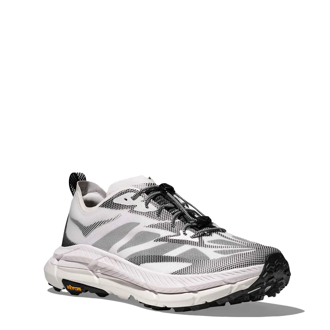 Abrasion Resistant Outsole Comfortable fit Hoka Mafate Speed 4 Lite Trainer White / Black