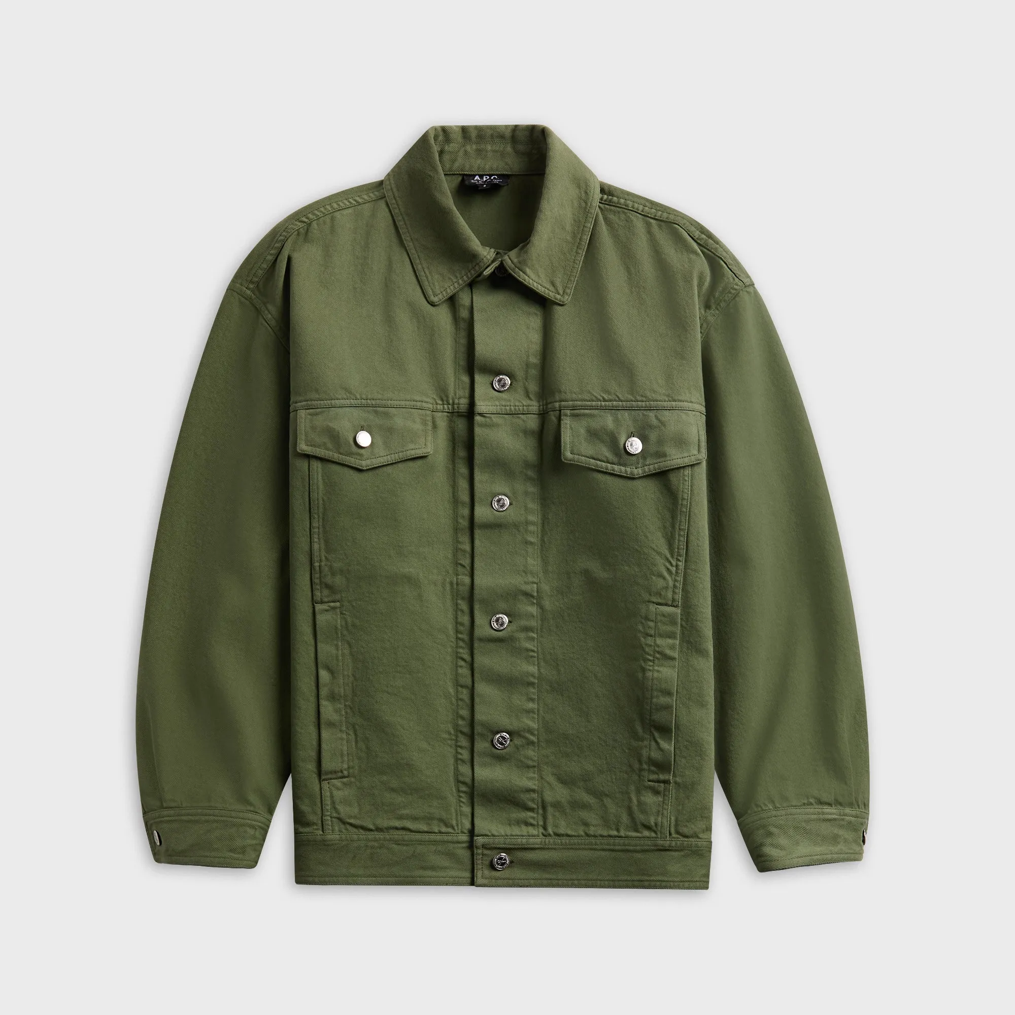 High Collar Windguard A.P.C. Blouson Elvis - Green