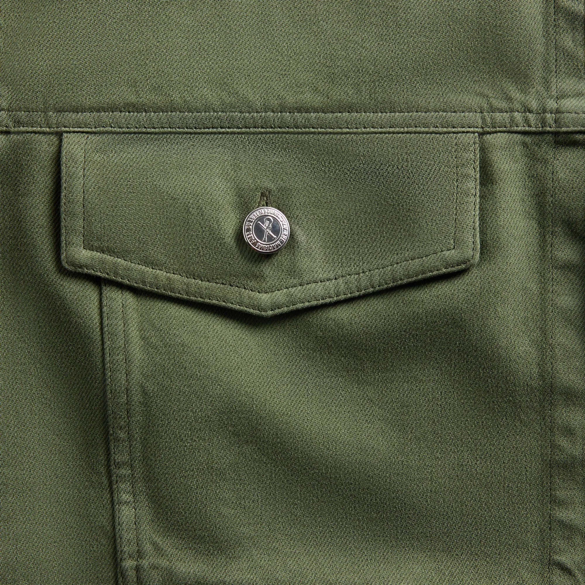 Snag Free Fabric BreathableFabric A.P.C. Blouson Elvis - Green