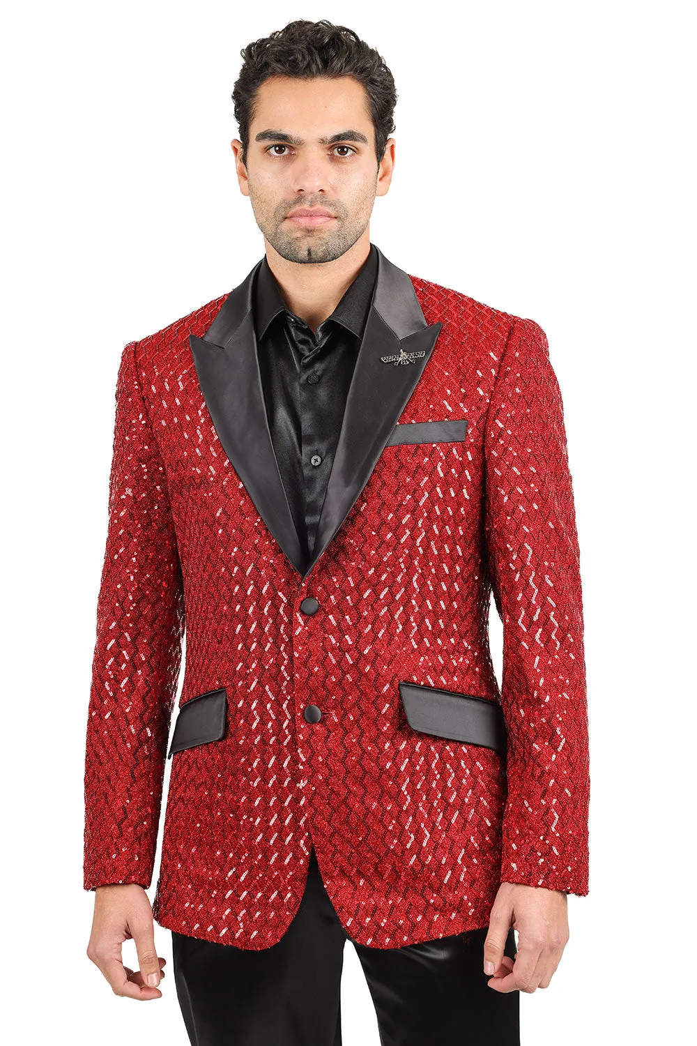Hooded style Snow Day Barabas All The Men 2BL3099 Blazer Red