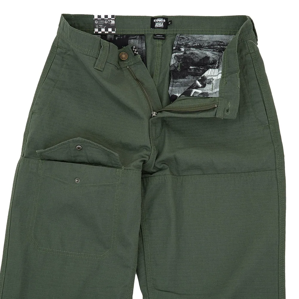 SecureClosureSystem Skate Loose Cargo Pants by Atiba Jefferson (Pine Forest) VBU