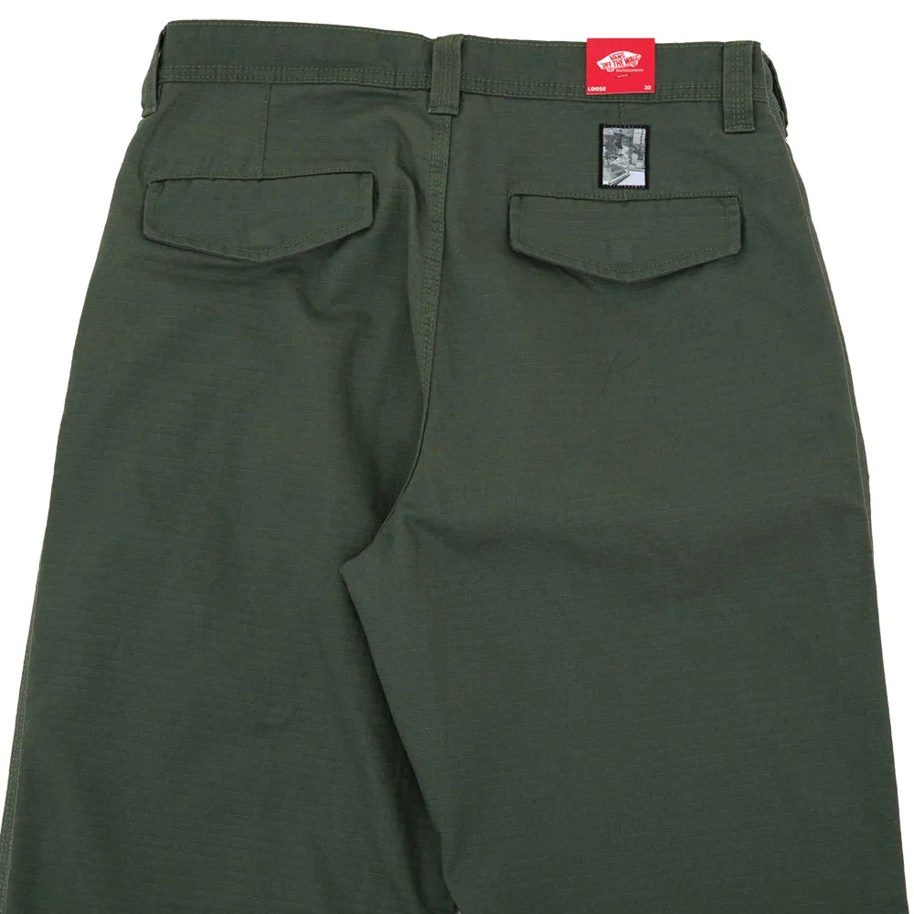 Wrinkle-Resistant Yoga Ready Skate Loose Cargo Pants by Atiba Jefferson (Pine Forest) VBU