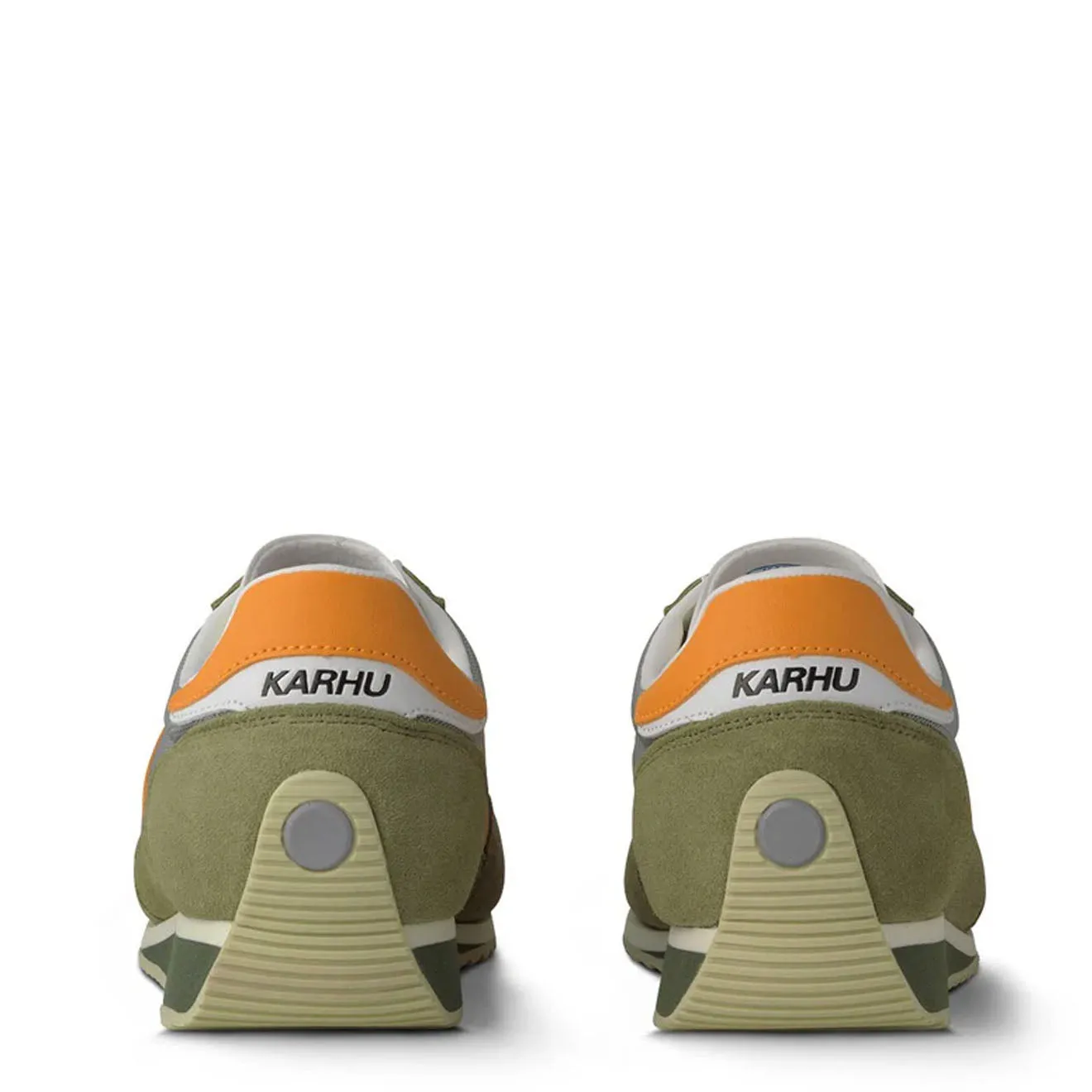 Sustainable Leather Karhu Mestari Trainer Cedar / Bright Marigold