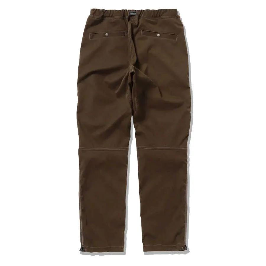 Cropped hem MoistureControlLiner And Wander Polyester Climbing Pants Dark Khaki