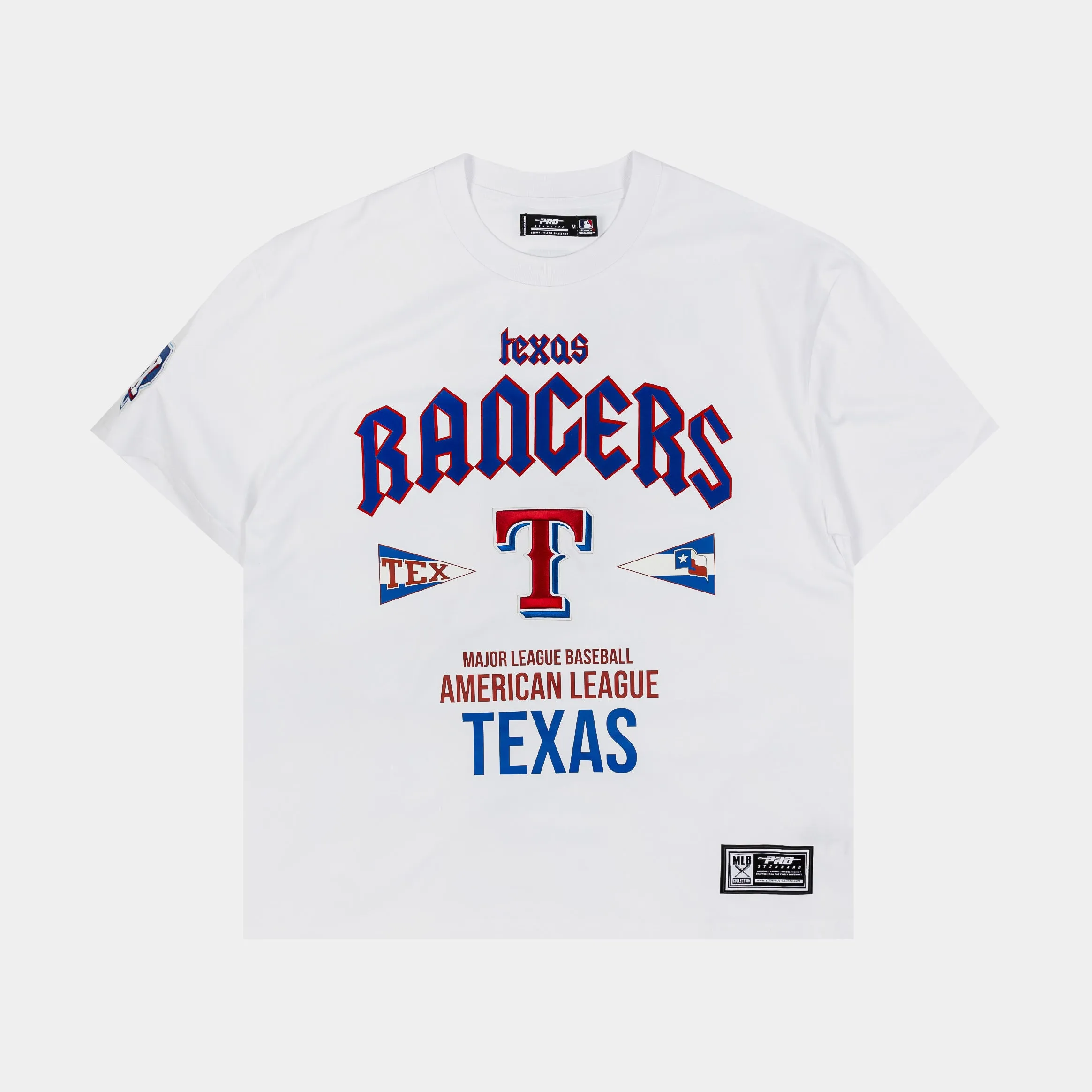 Chilly Comfort Wear Texas Rangers City Tour Drop Shoulder Mens Short Sleeve Shirt (White)