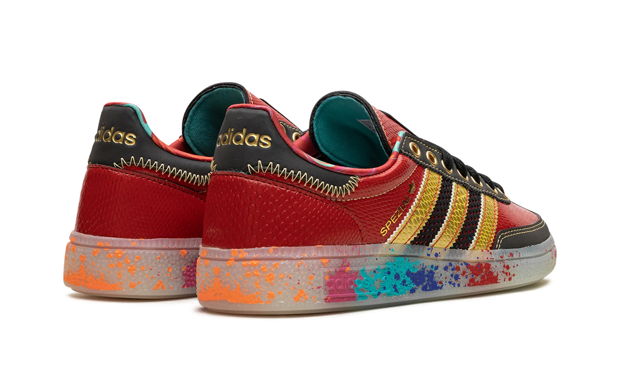 Dynamic Comfort Fit All Day Comfort Fit Handball Spezial "S.E.E.D. - Scarlet Gold Paint Splatter"