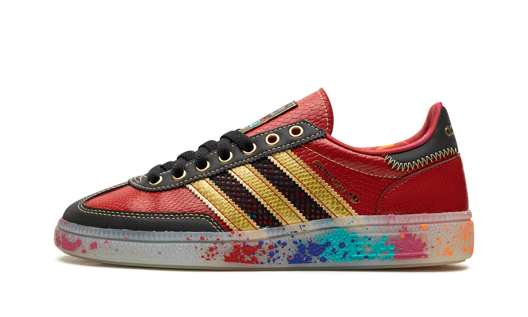 Comfort Traction Handball Spezial "S.E.E.D. - Scarlet Gold Paint Splatter"