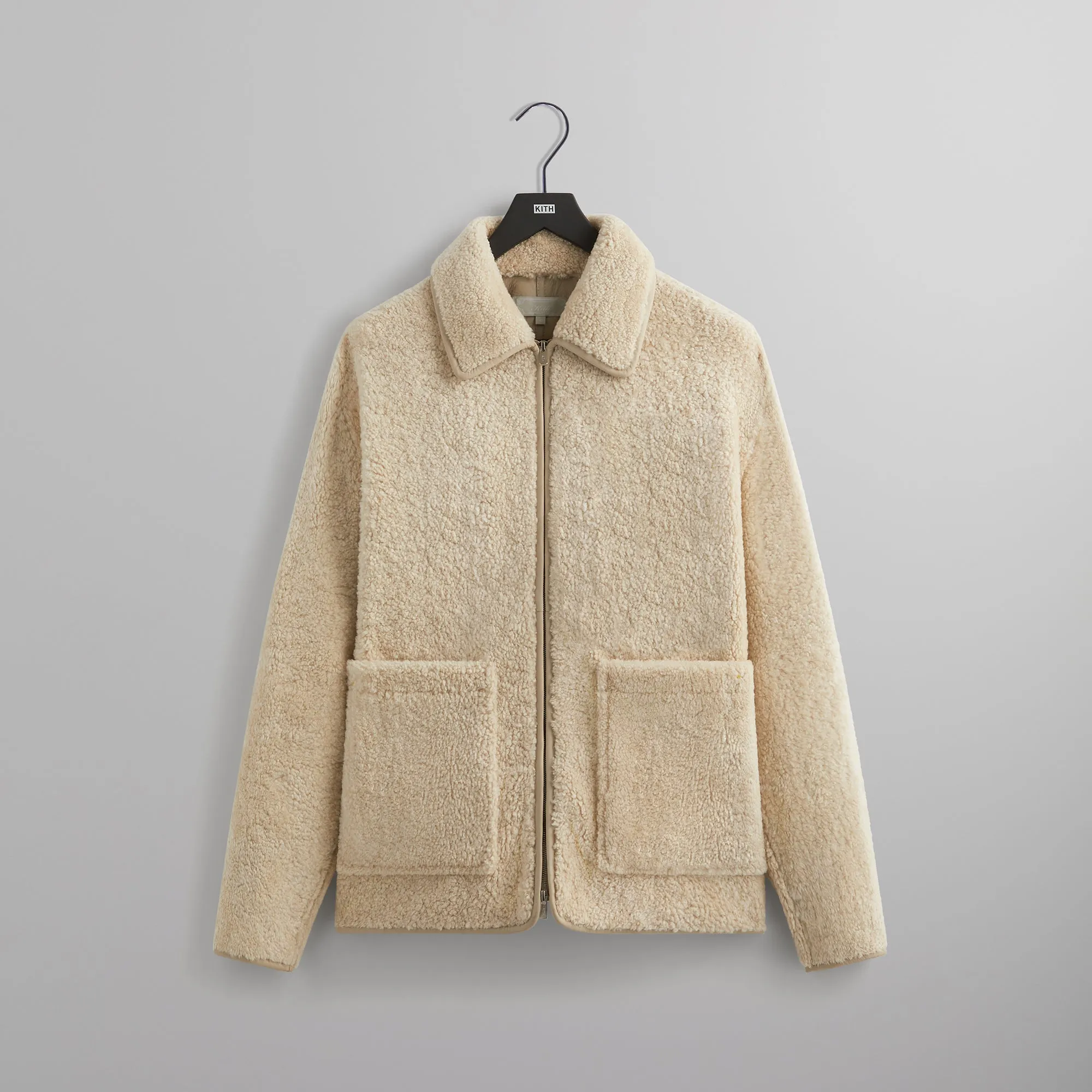 Kith Archer Shearling Jacket - Sector Hooded Versatile Design Odor Resistant Tech