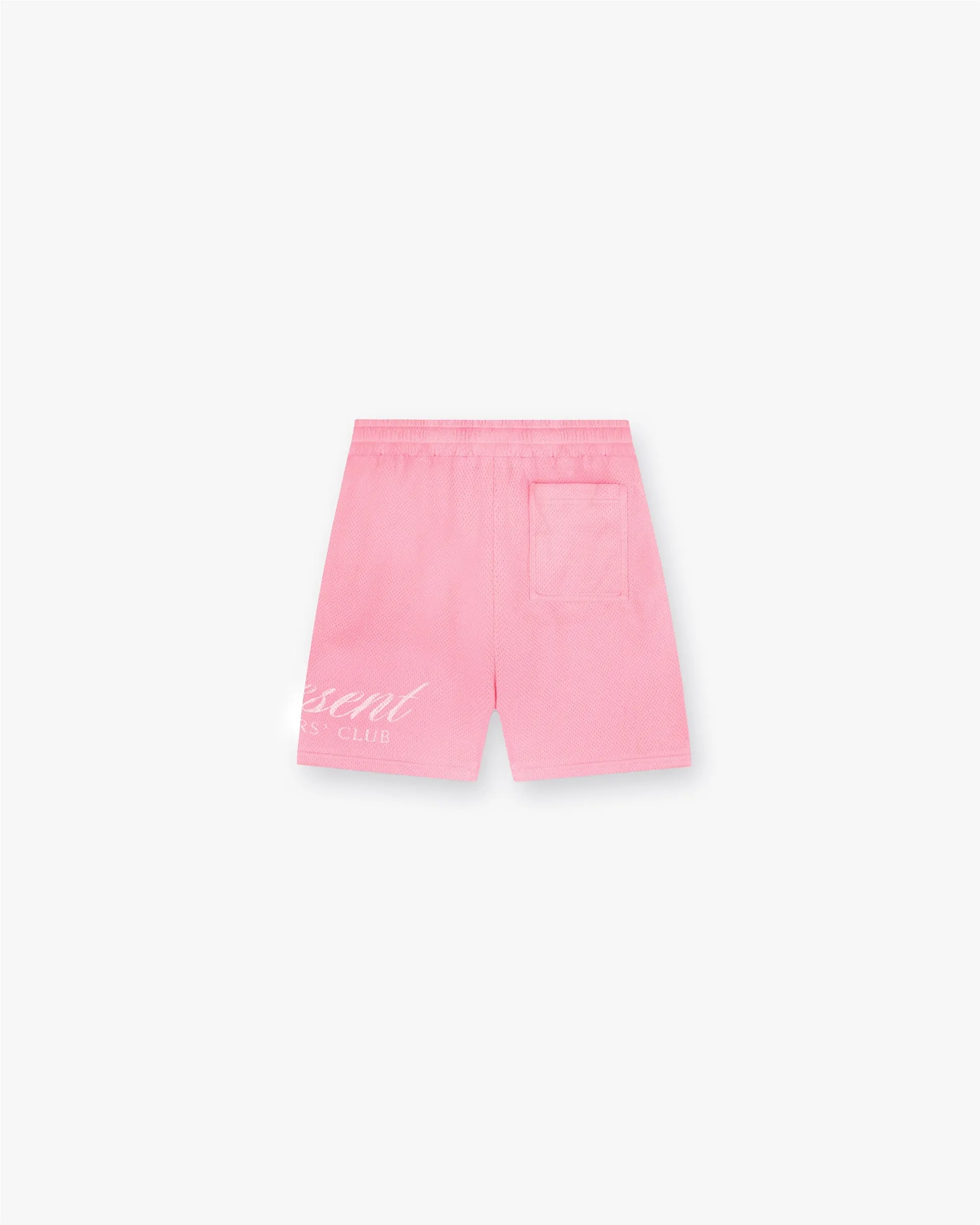 Bonded Seam Technology Represent Owners Club Script Mesh Shorts - Pink