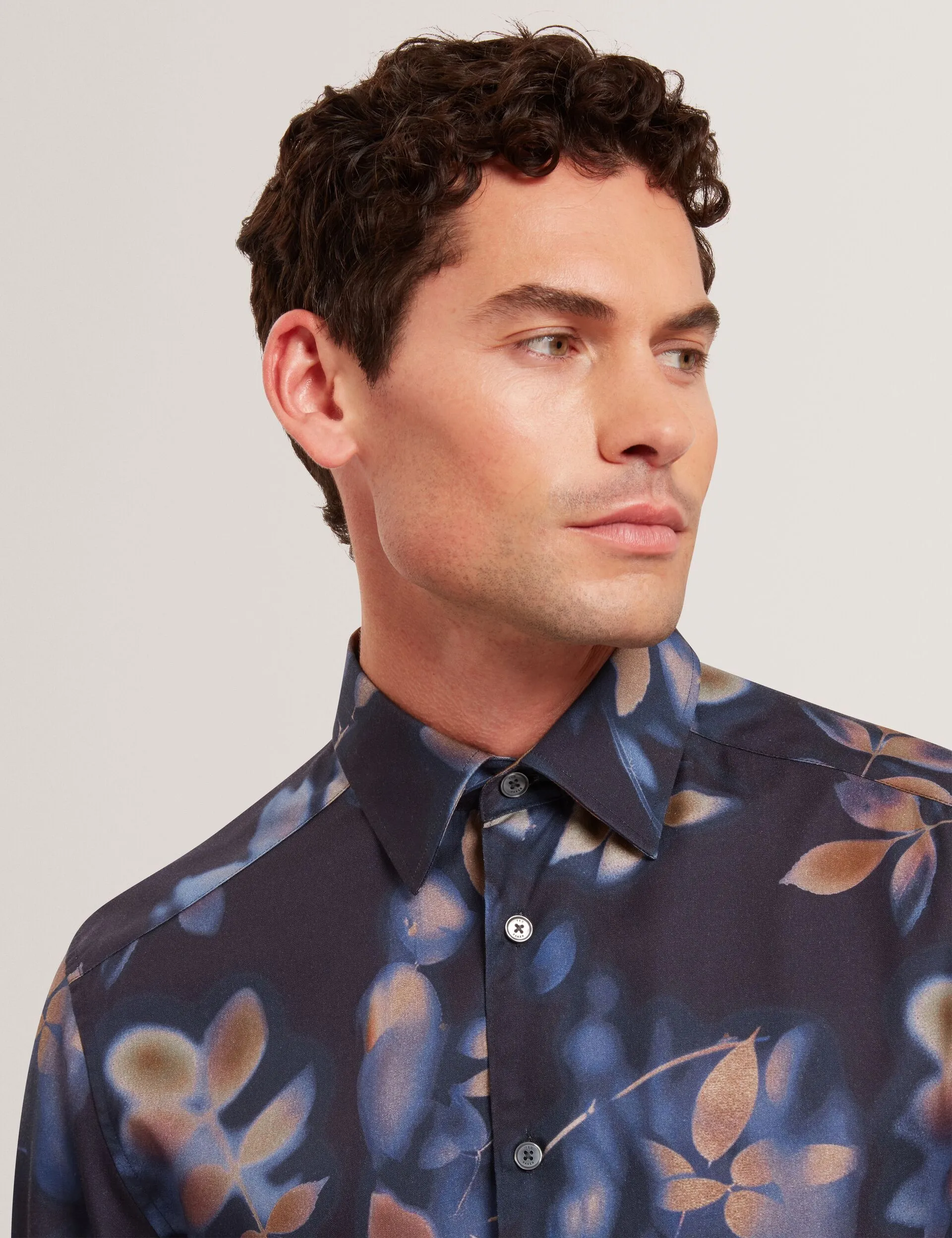 KALMILL | NAVY Bamboo Fiber Blend Trendy Fit