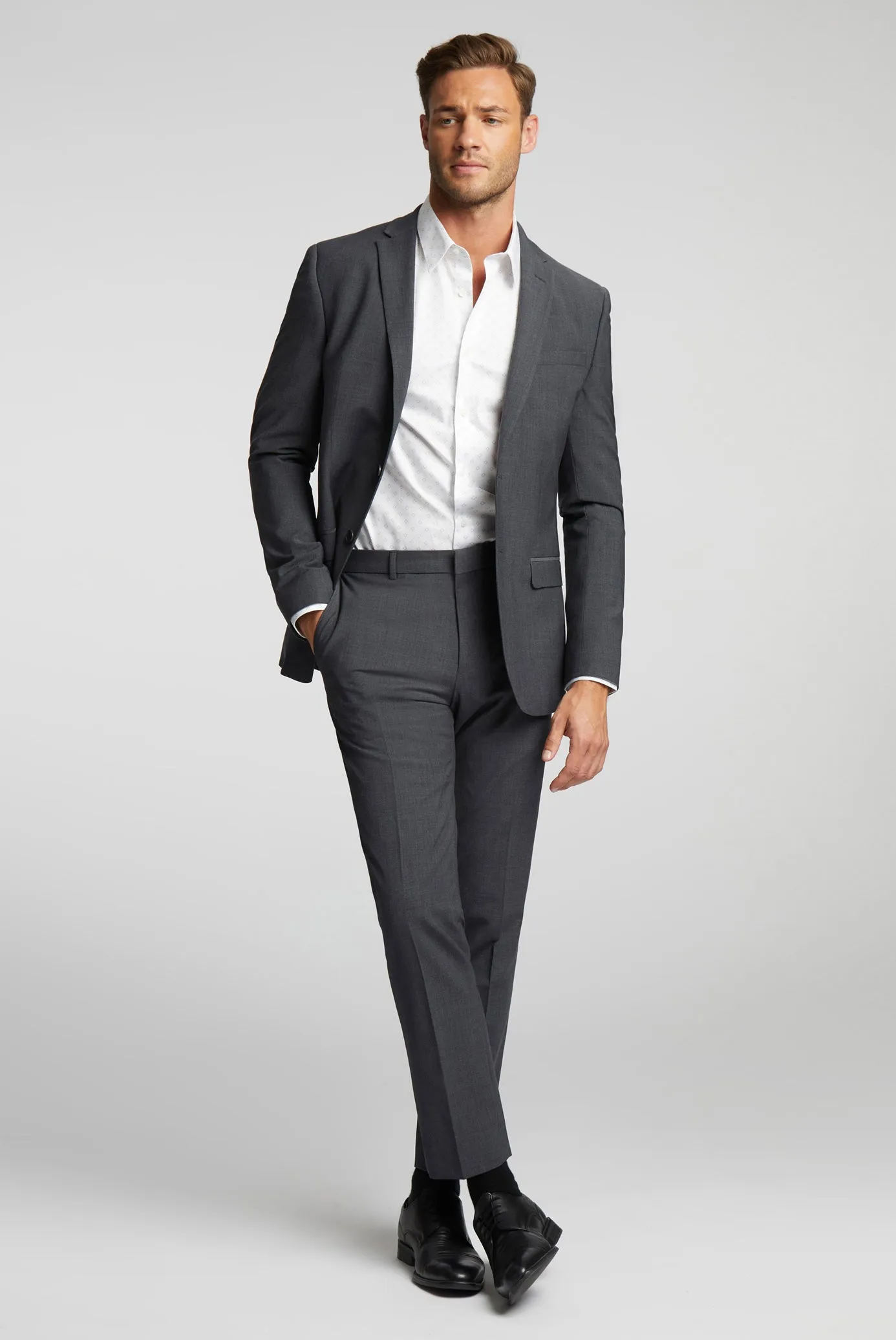 Refined Casual PANAMA SLIM JS | CHARCOAL