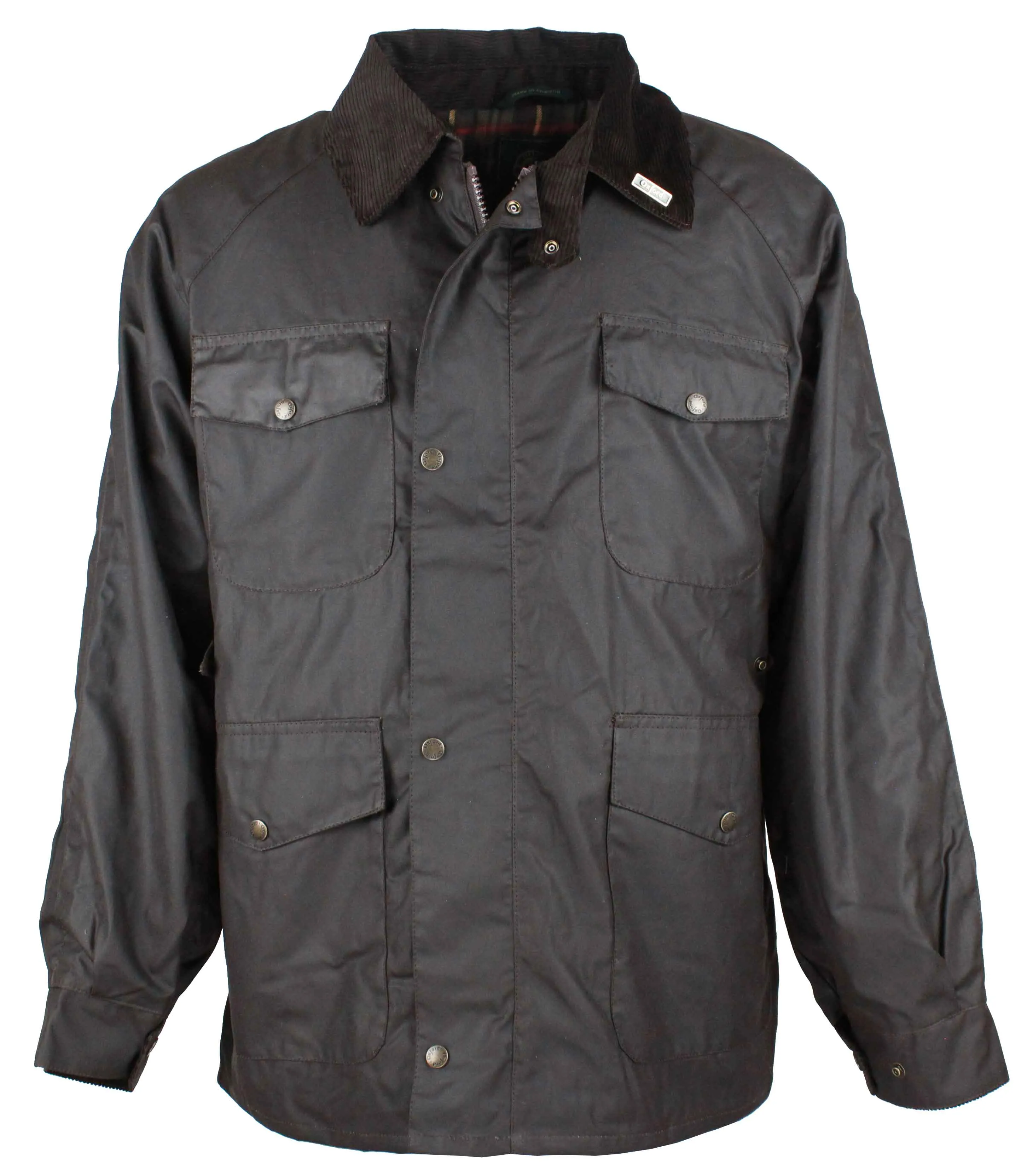 ButterSoftKnit HygroscopicFiber W20 - Men's Balmoral Wax Jacket - BROWN