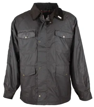 ButterSoftKnit HygroscopicFiber W20 - Men's Balmoral Wax Jacket - BROWN