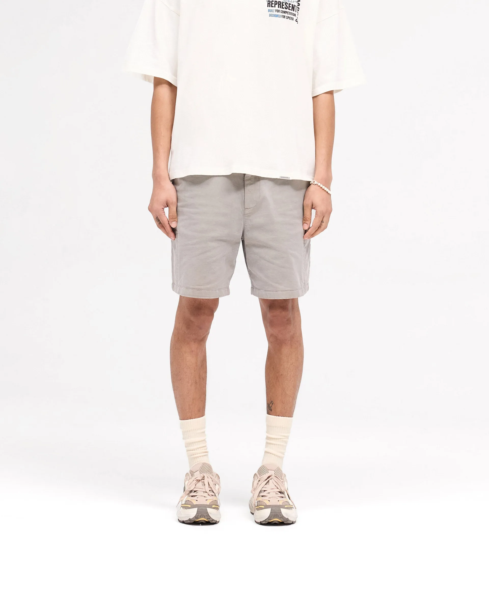 Season Cargo Short - Washed Taupe Abrasion Resistant Edges