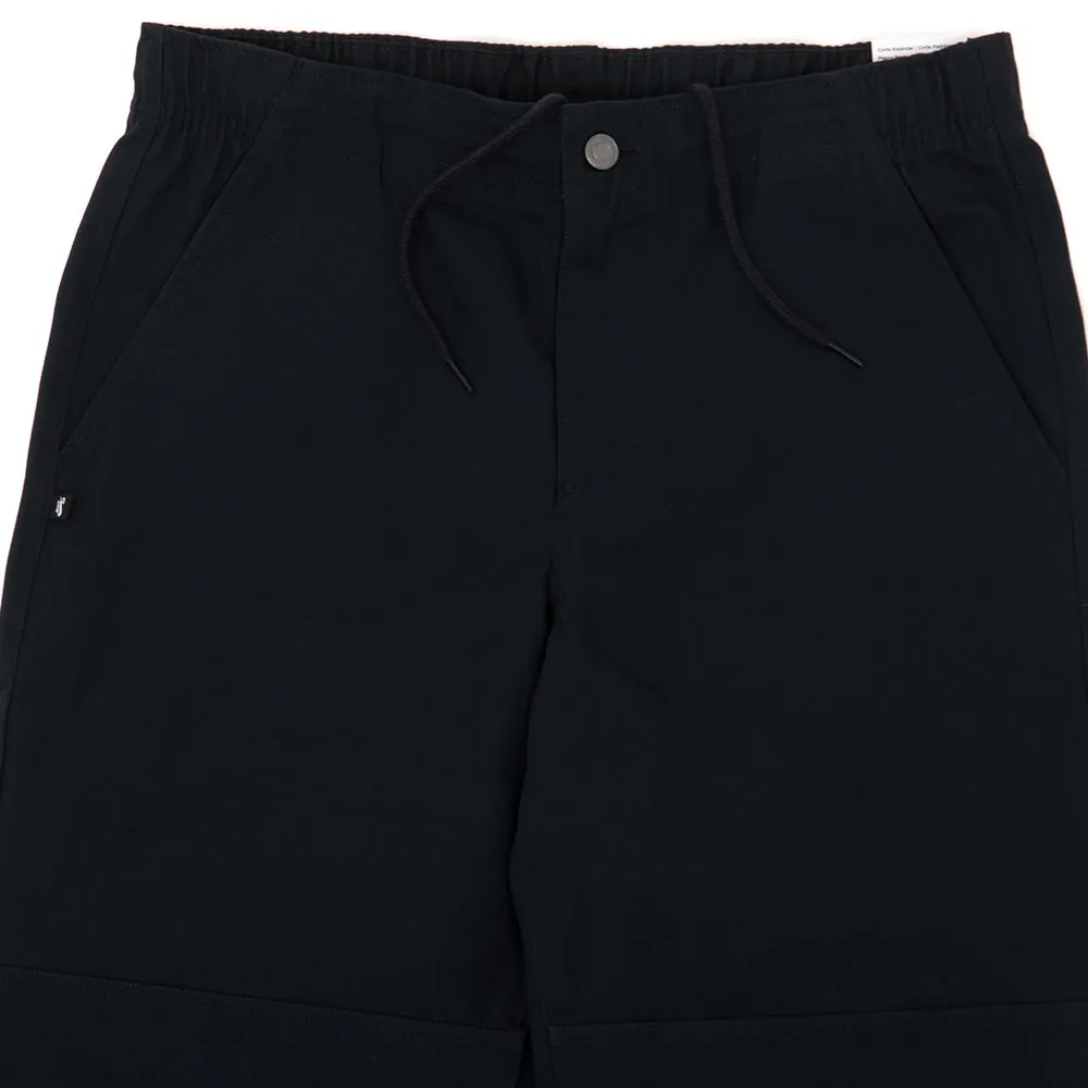Comfy Essentials Wear Ripstop Fabric Technology Double-Knee Twill Skate Pants (Black)