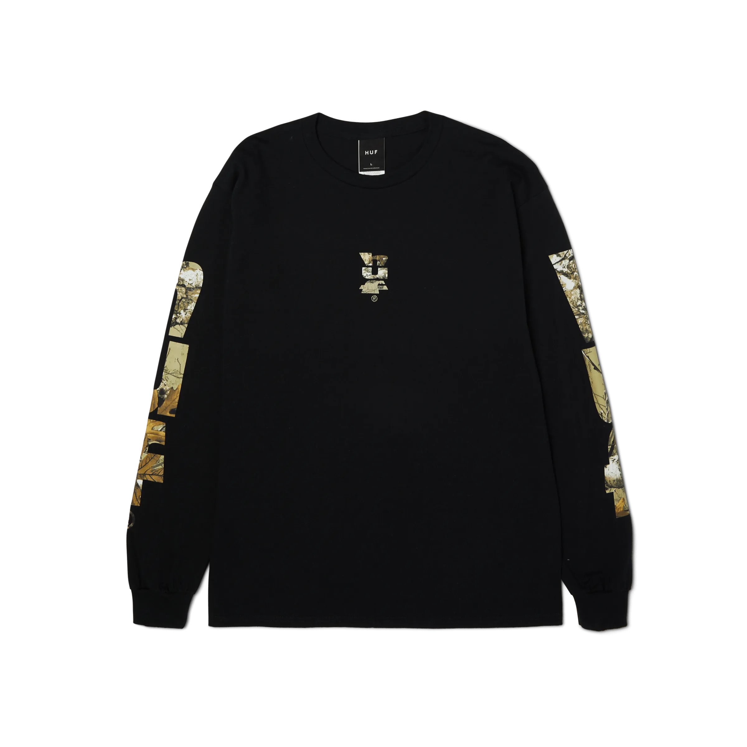 HUF x Realtree Megablast Long Sleeve T-Shirt Tagless Neckline