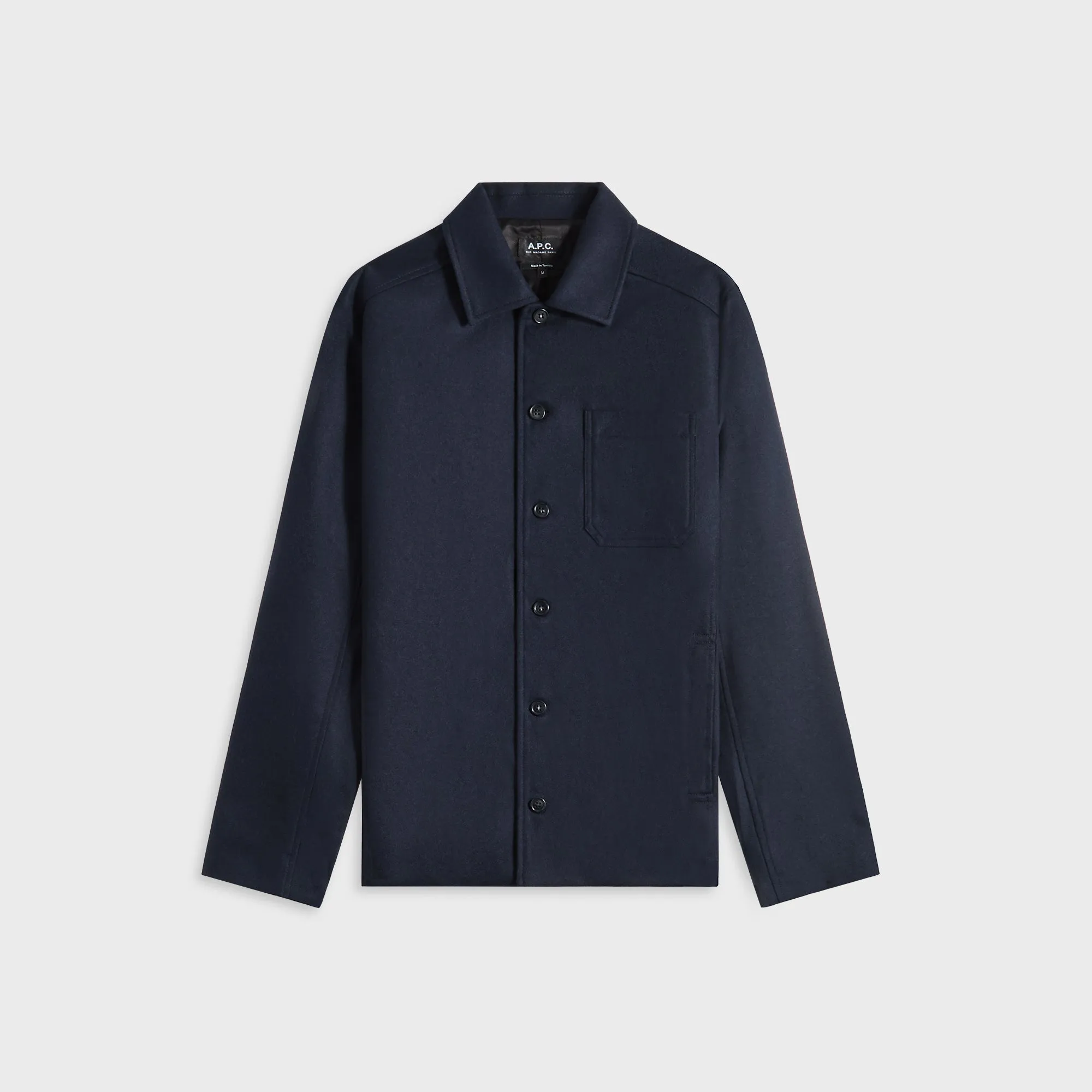 A.P.C. Veste Jamie Outerwear - Pia Heather Marine Effortless Travel Wear