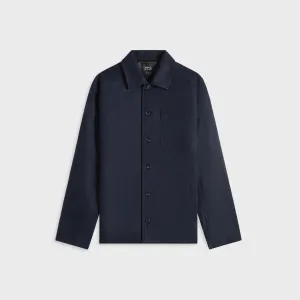 A.P.C. Veste Jamie Outerwear - Pia Heather Marine Effortless Travel Wear