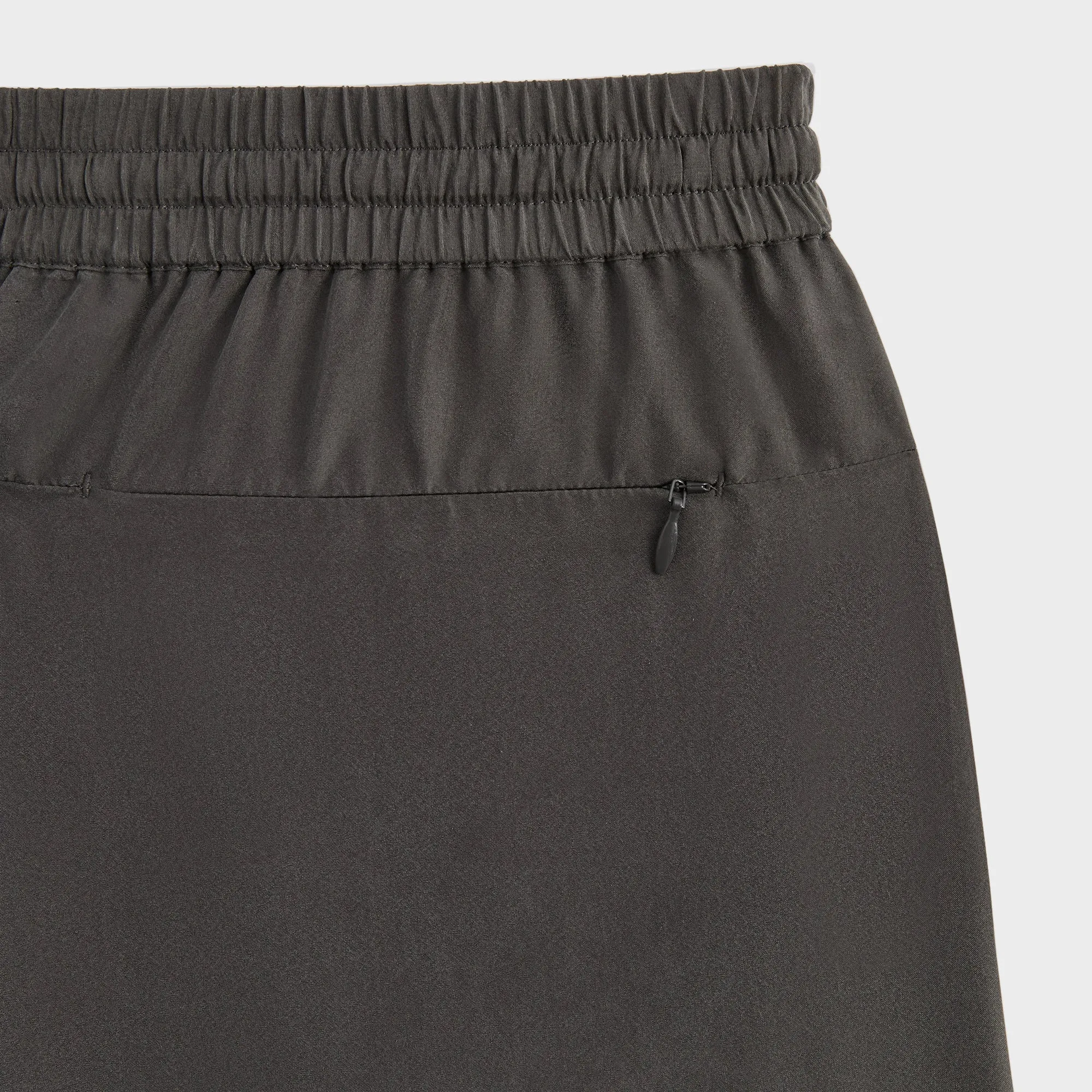 &Kin Silk Habotai Cedar Short - Somber Organic Cotton snap closure