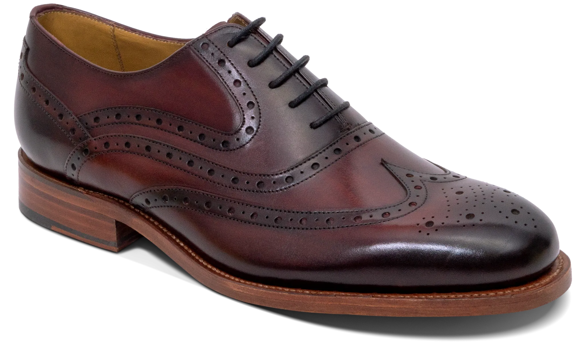 Liffey - Hand Brushed Burgundy Urban Office Low Profile