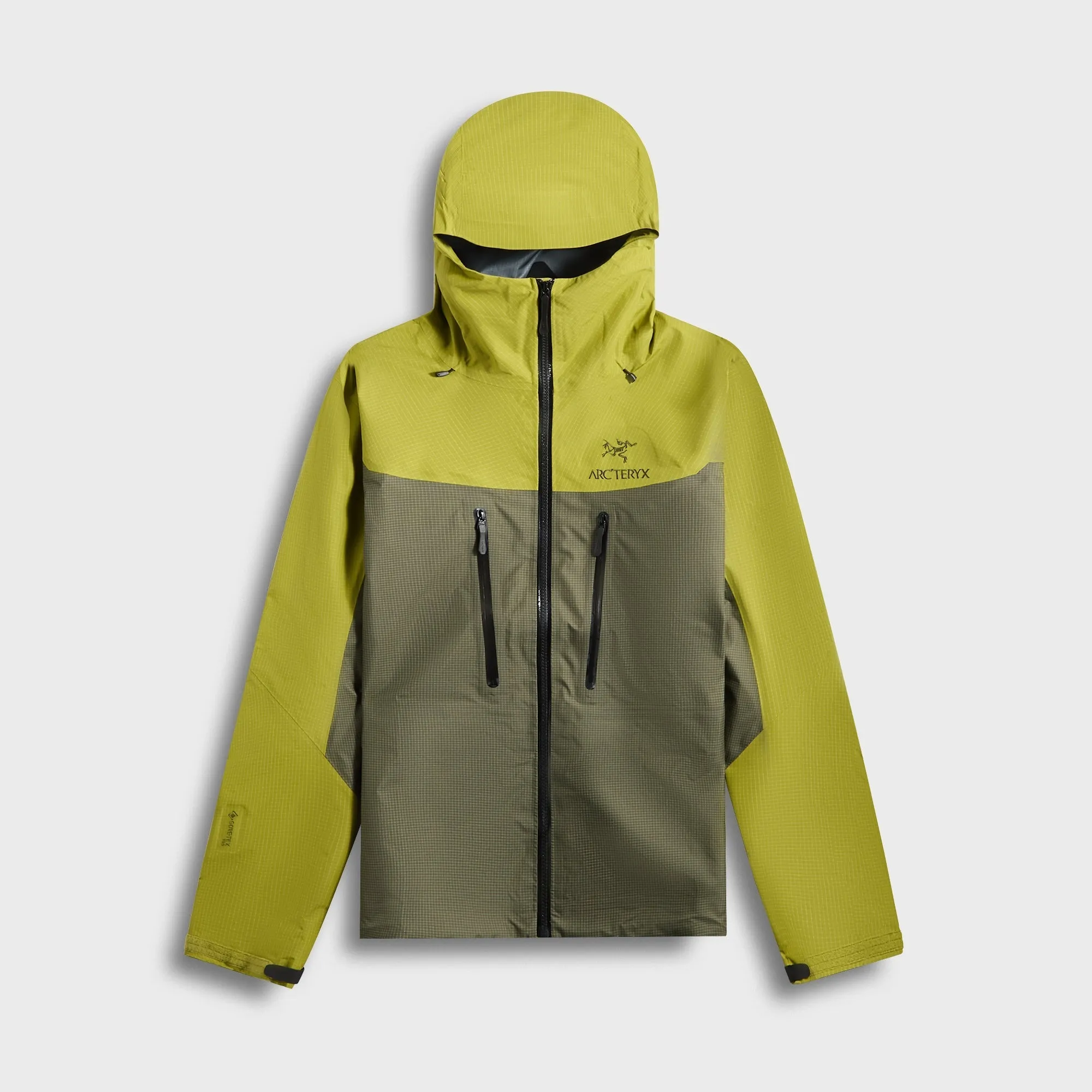 Stretch Paneling Softshell Material Arc'teryx Alpha Jacket - Olive Moss / Tatsu