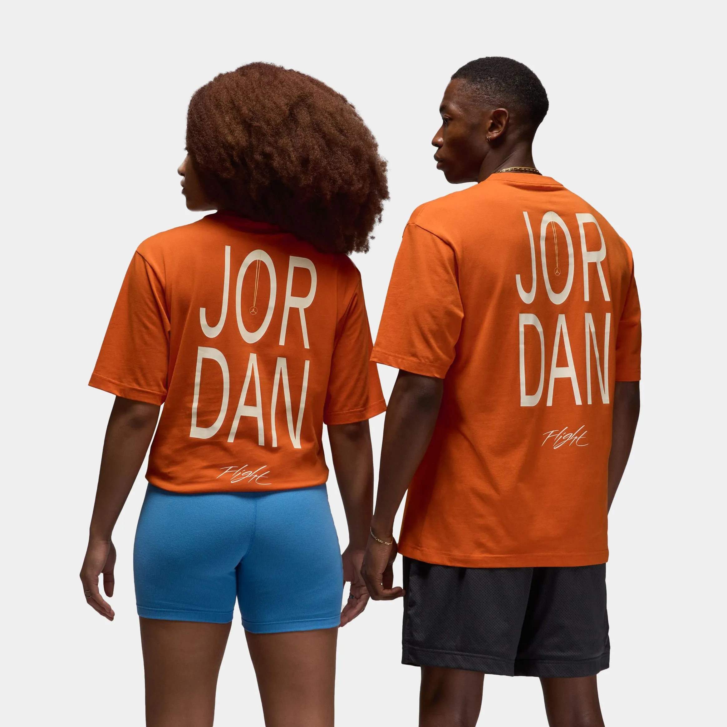 Artist Series x Darien Birks Mens Short Sleeve Shirt (Orange/Blue) Minimalist Stitching