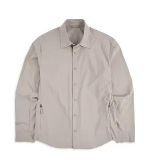 Aspesi Cotton Poplin Overshirt: Beige Casual Hangout